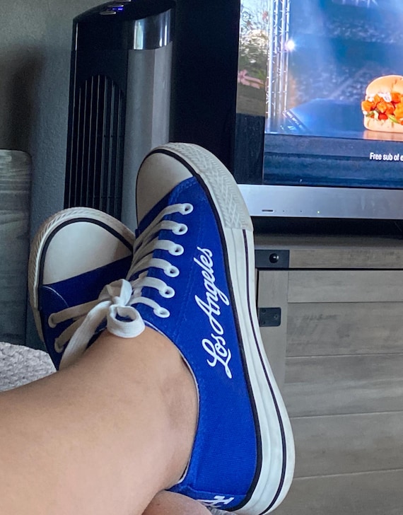Los Angeles Dodgers Sneakers - Etsy