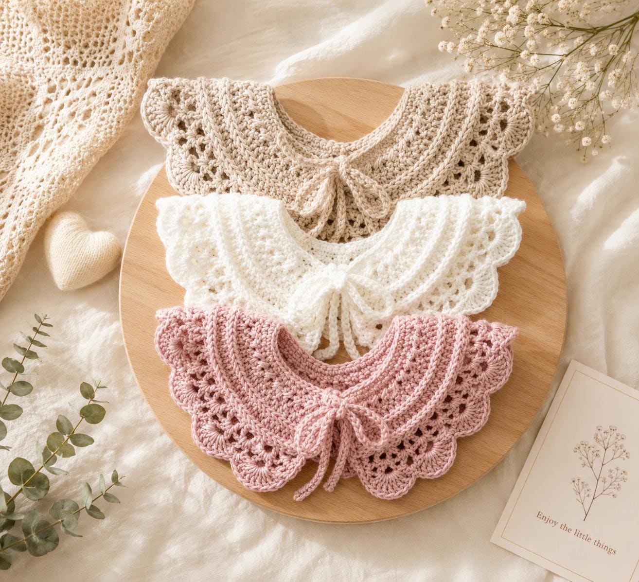 31 Crochet Collar Patterns with Spider Web, Lace, and Strawberry Styles 31 Crochet Collar Pattern Vintage Inspired Detachable Neck