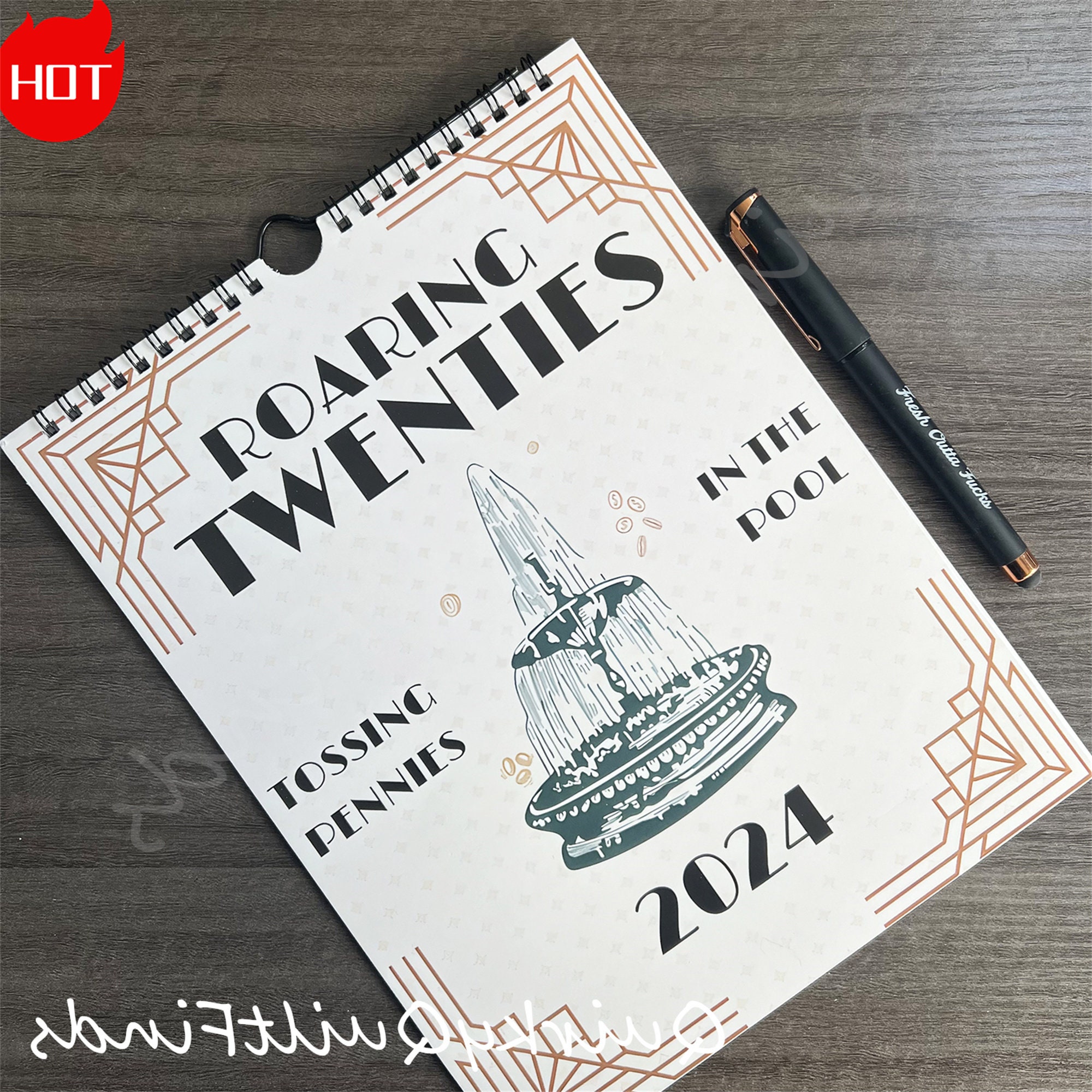 2024 Taylor Swift Roaring Twenties Calendar Swiftie Eras Tour Gift for