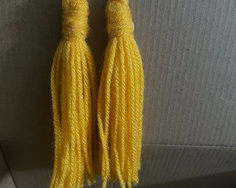 32 strand Yarn Earrings