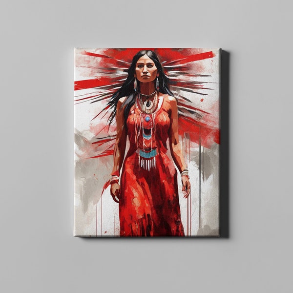 Native American Painting, MMIW, Missing and Murdered Indigenous Women, Digital Download, Digital Painting, Instant Download, Poster, Art,