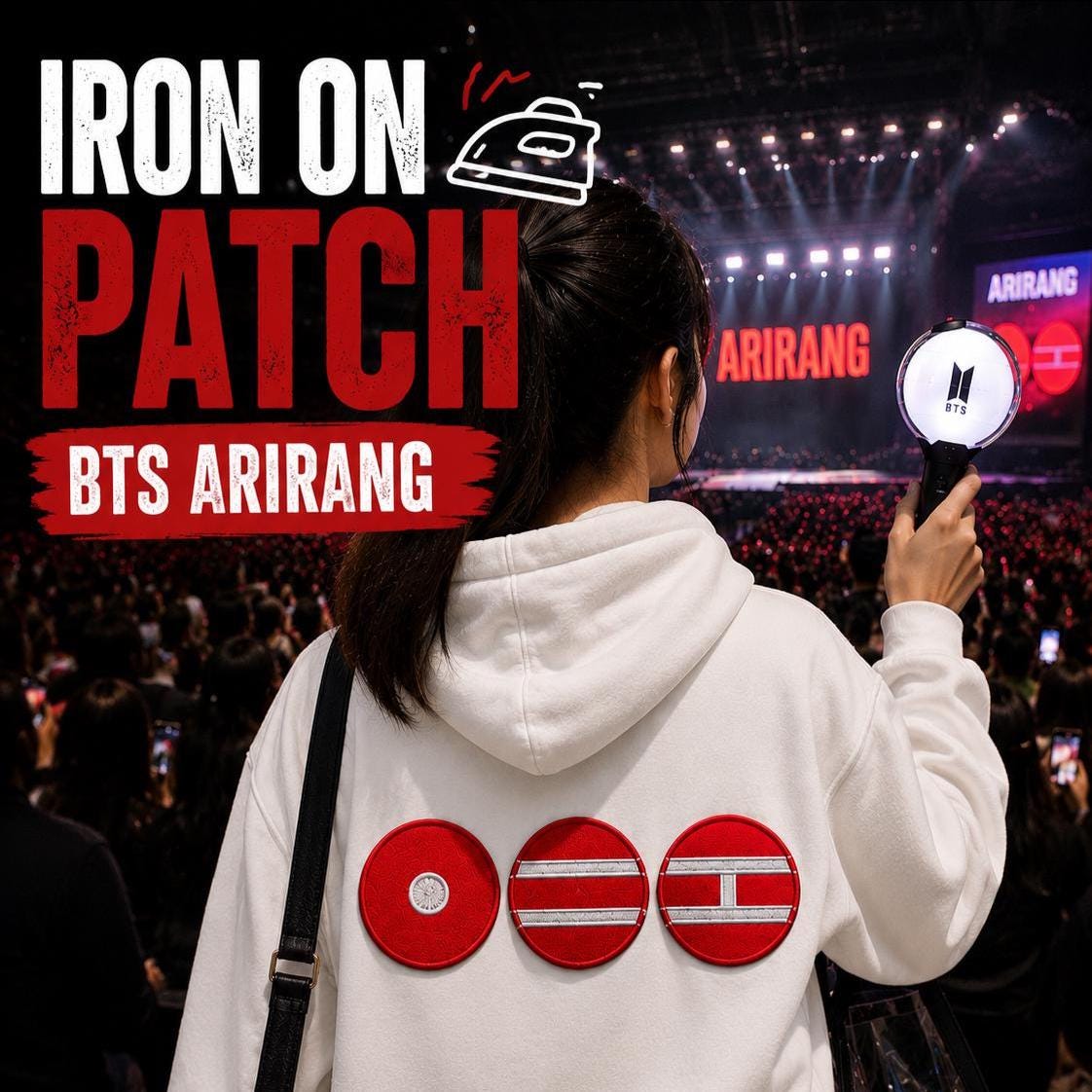 Bts Arirang Hoodie Red Hoodie - Etsy