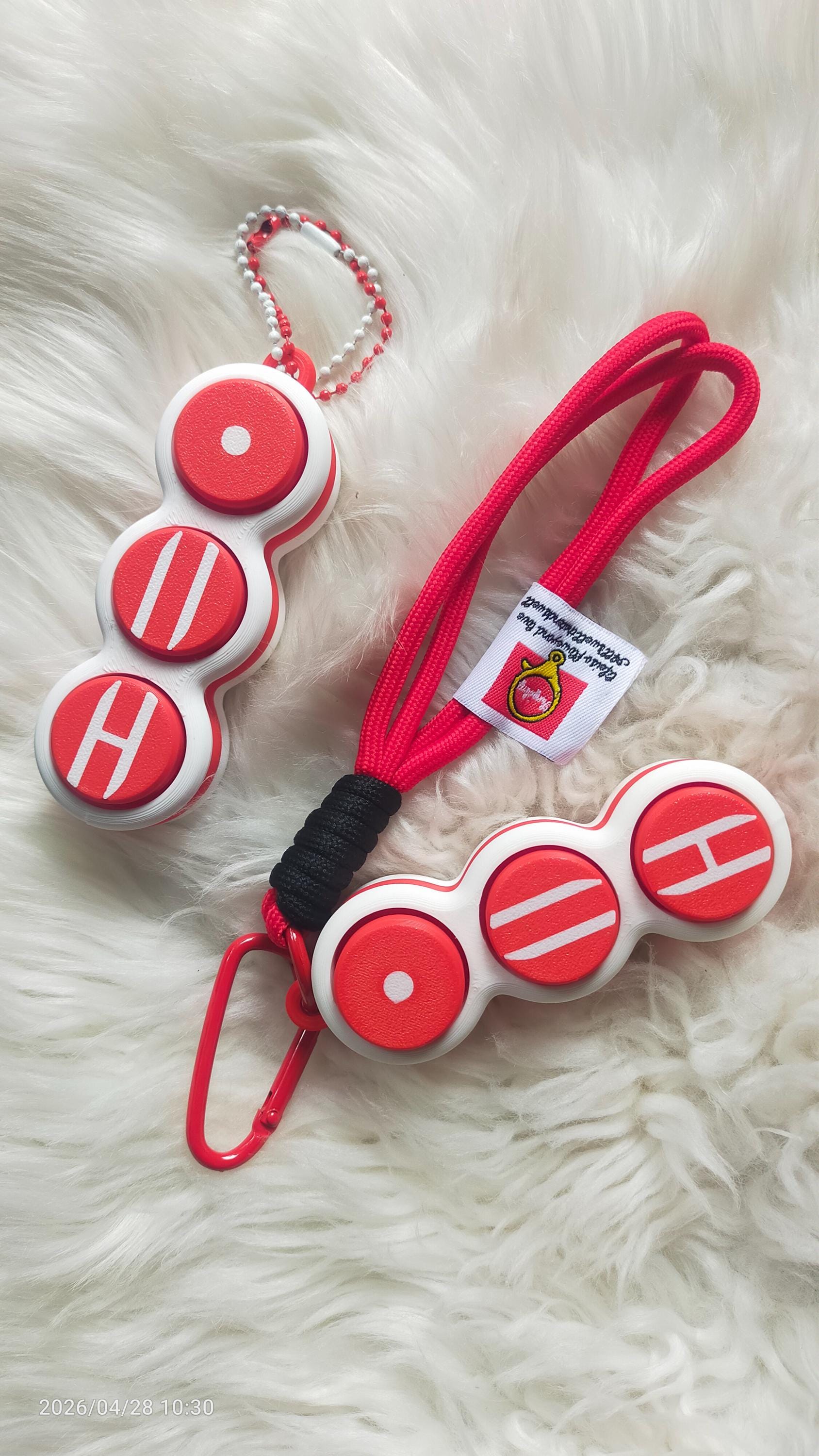BTS Arirang LED Clicker Keychain With NFC – K-pop Fidget Toy for