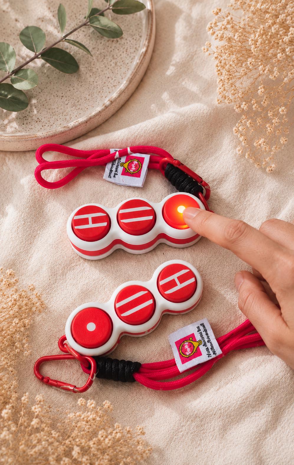 BTS Arirang LED Clicker Keychain With NFC – K-pop Fidget Toy for