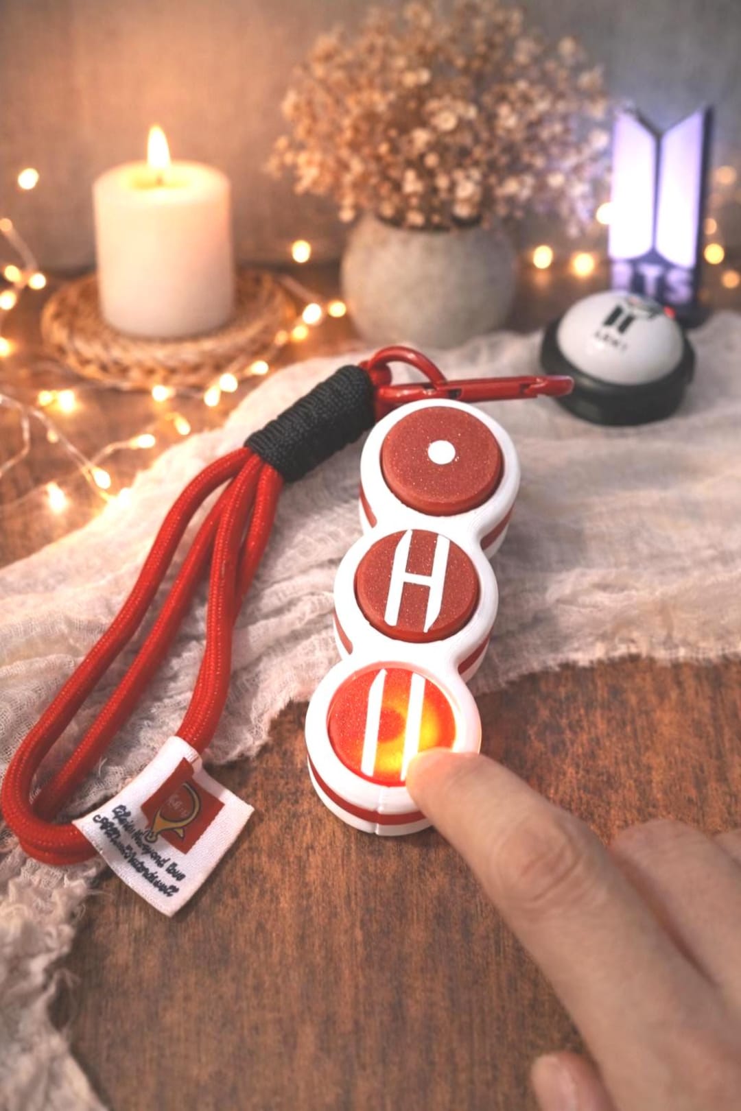 BTS Arirang LED Clicker Keychain – K-pop Fidget Toy for ARMY - Etsy