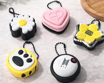 Cute K-pop Fidget Clicker Keychain | BTS, BLACKPINK, BIGBANG