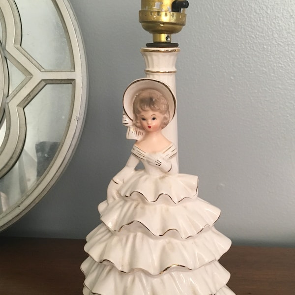 Vintage Josef Southern Belle Accent Lamp