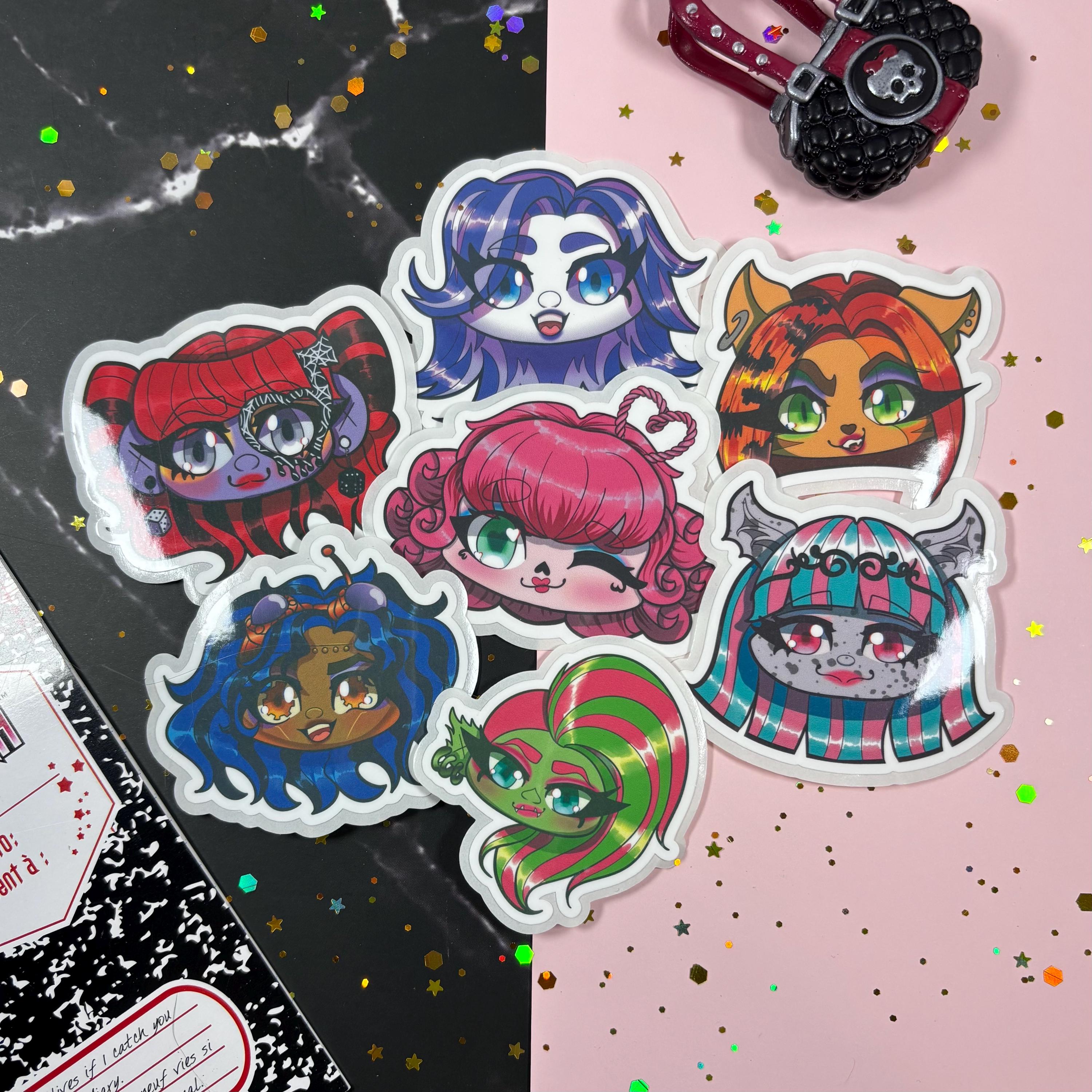 Monster high stickers - Etsy 日本