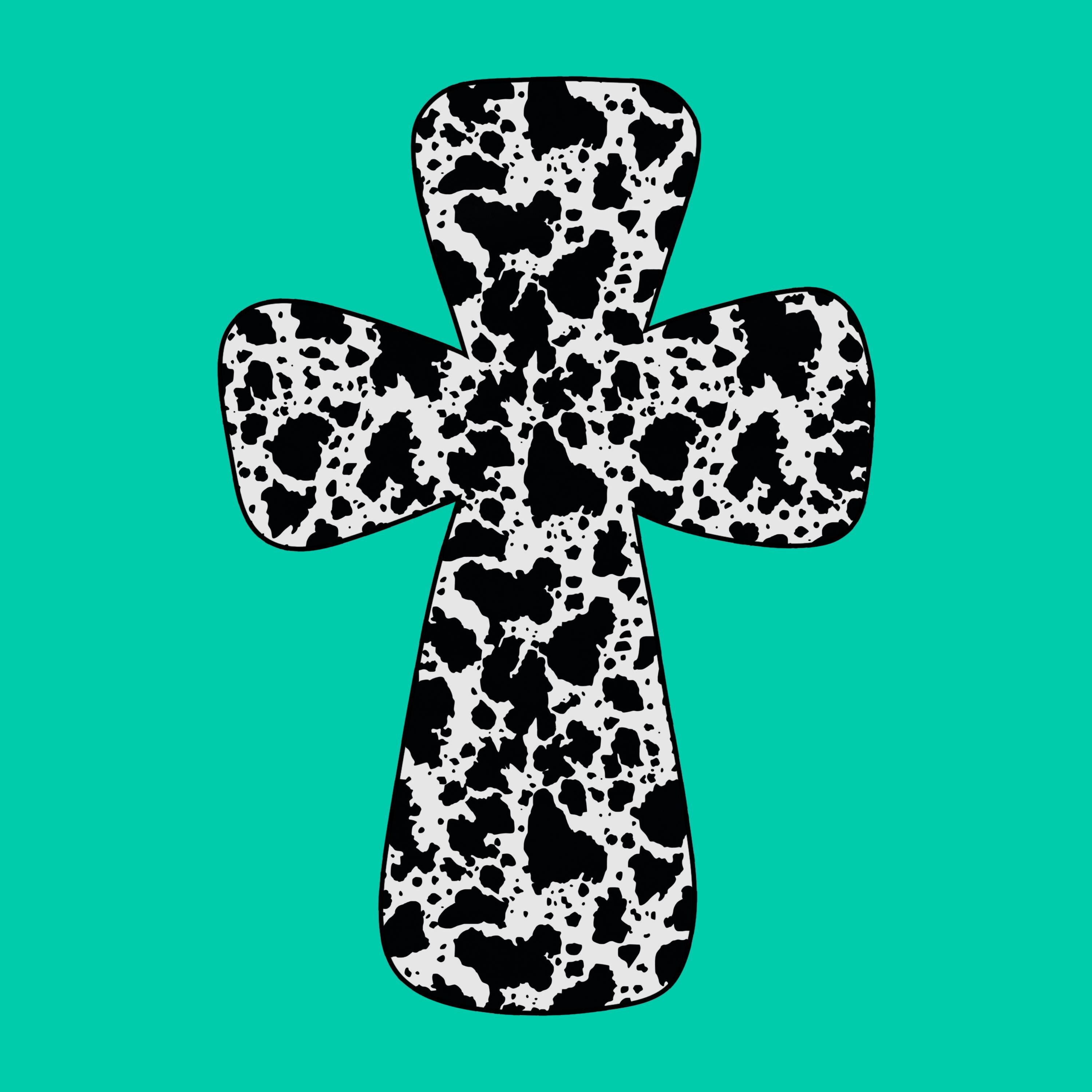 Cow Print Procreate Brush PNG - Etsy