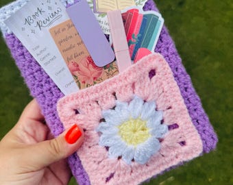 Blind Date With A Book | Romance, Fantasy Crochet Sleeve, Bookmark, Extras (Gift Wrapped)