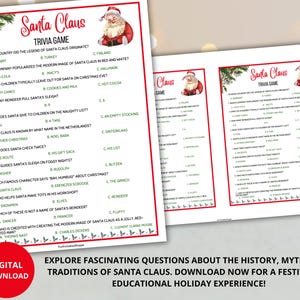 christmas eve game
holiday trivia game
christmas trivia
santa trivia game
holiday party game
christmas activity
office party game
fun trivia game
fun family games
senior games
santa claus trivia
work christmas party
christmas quiz game