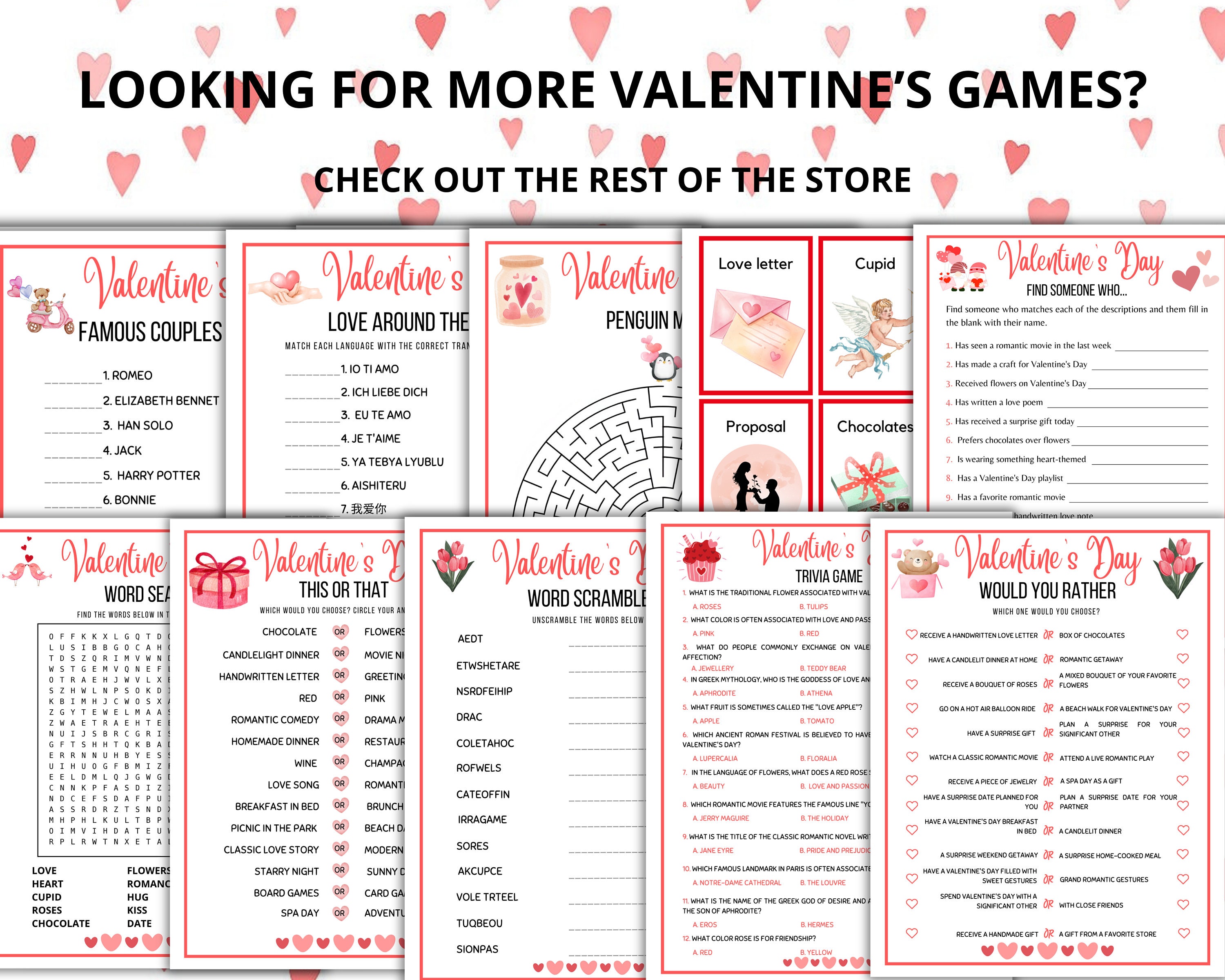 Printable Date Night Cards Ideas, Date Idea Jar, Date Night Coupons ...