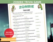 Zombie Trivia game,Zombie Quiz,Halloween Party Games,horror trivia questions,spooky party game,scary trivia quiz,undead trivia,zombie party