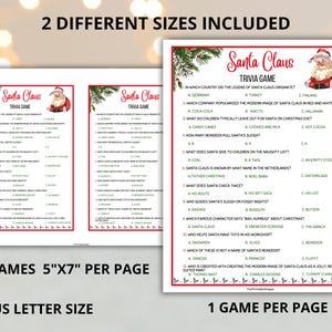 Test your holiday knowledge with our Santa Claus Trivia Game! This fun and engaging digital product is perfect for Christmas parties, family gatherings, or classroom activities.