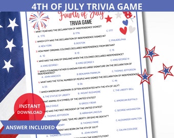 4th of July Trivia Game,july trivia,Summer Trivia Quiz,fourth or july trivia,Independence Day Trivia,July 4th Trivia,Patriotic game,holiday