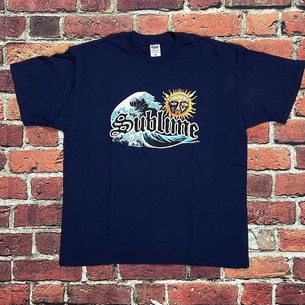 Erhabene Wellen T-Shirt, Sublime Band T-Shirt, Vintage T-Shirt, Baumwoll-T-Shirt