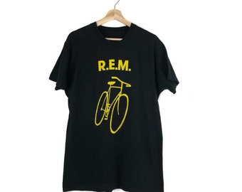 T-shirt REM Little America Concert Rock Tour, T-shirt R.E.M Band, T-shirt vintage, T-shirt en coton