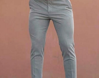 Men's Pocketed Suit Pants