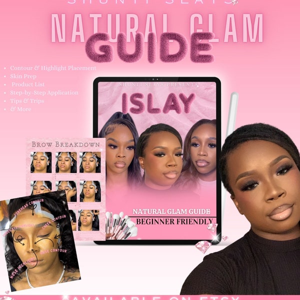 Islayy Natural Glam Guide, makeup ebook