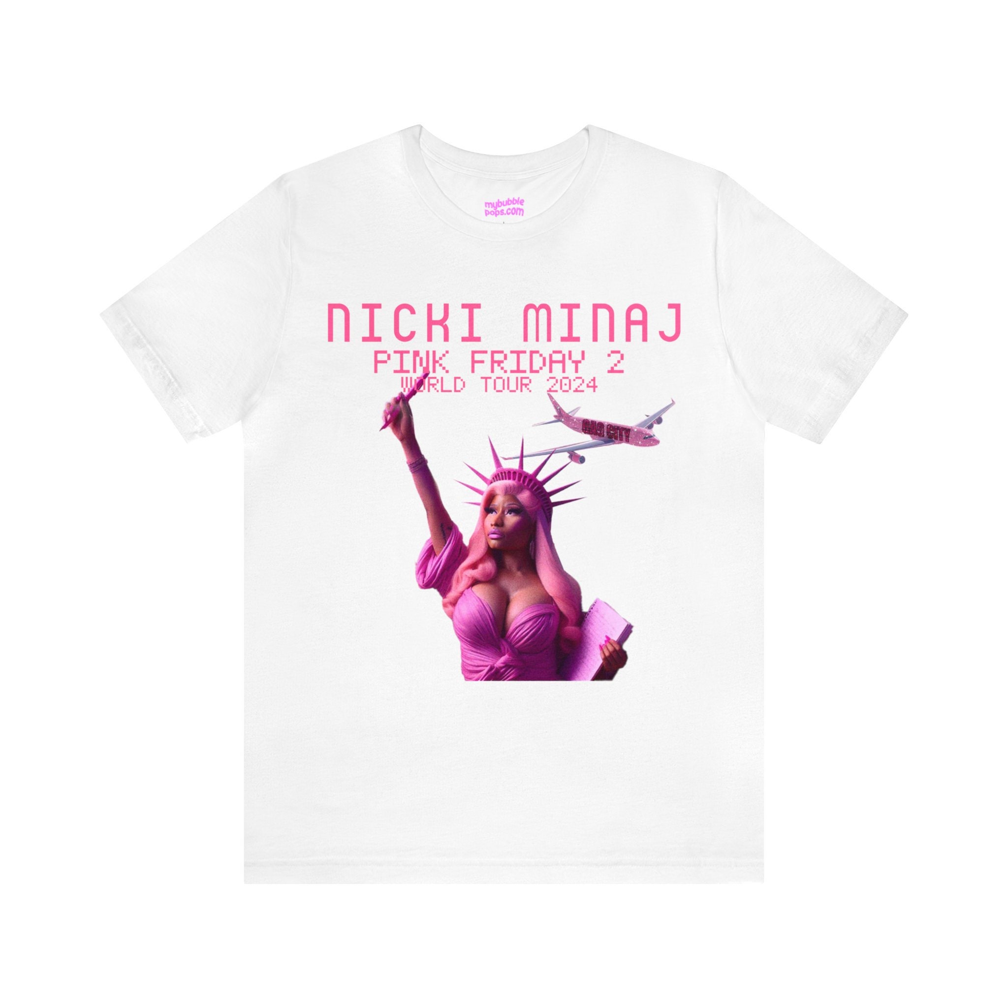 Discover PINK FRIDAY 2 (Nicki Minaj) Gag City 2024 World Tour Shirt