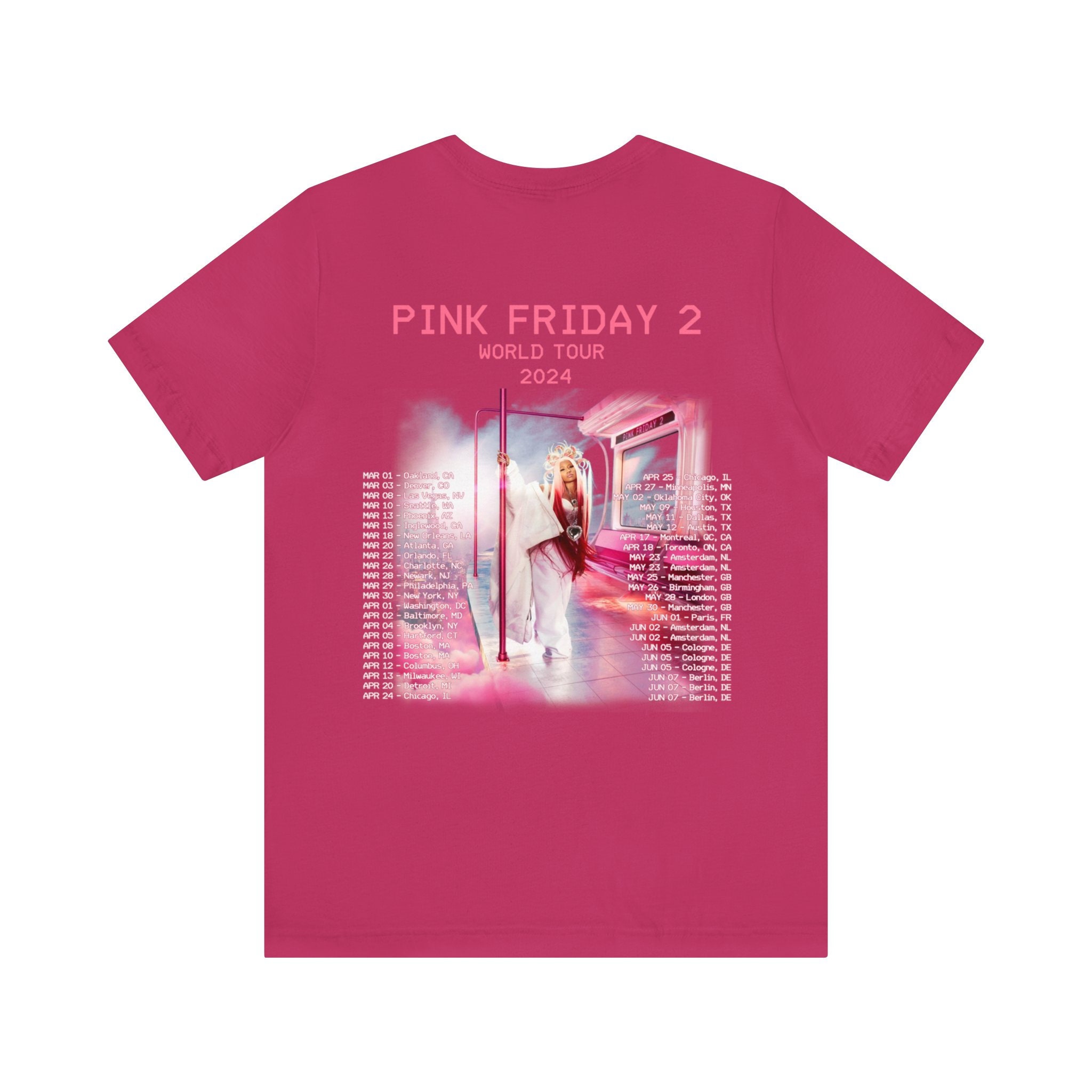 Discover PINK FRIDAY 2 (Nicki Minaj) Gag City 2024 World Tour Shirt