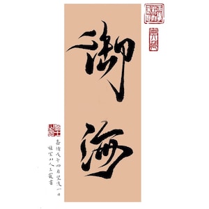 Juego de 7 pinceles especiales de caligrafía, lavado de tinta y acuarela para Procreate, pinceles para salpicaduras, sellos y Sumi-e, efectos de salpicaduras de tinta, Japón. imagen 5
