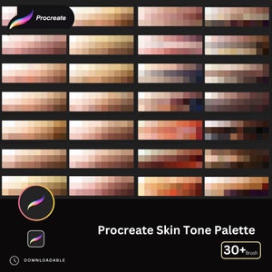 30+ Skin Tone Swatch Color Palette Procreate | Anime Character Coloring, Realistic Flesh Tones, Color Inspiration