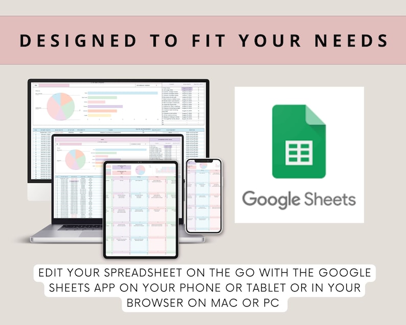 Task Tracker Spreadsheet Smart Calendar Google Sheets to Do List ...