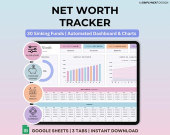 Net Worth Tracker Tabelle Budget Google Sheets Schuldner Ersparnisse Tracker Persönliche Haushaltsplaner Bargeld Ersparnisse Tabelle Vorlage Plan