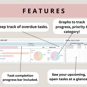 Task Tracker Spreadsheet Google Sheets to Do List Template Task ...