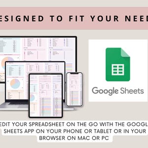 Digital Planner Spreadsheet Google Sheets Time Blocking Monthly ...