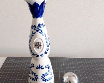 Clase Azul Reposado Botella de Tequila Vacía 750ml Decantador Pintado a Mano Nuevo Estilo