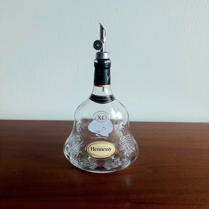 Dispensador para aceite Oliva y mas,botella de Hennessy 750ml,cristal