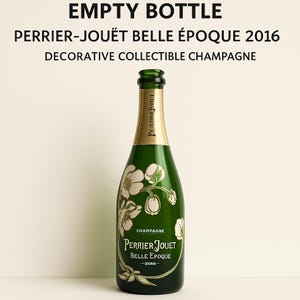 Empty Bottle Perrier-Jouët Belle Époque 2016 – Decorative Collectible Champagne
