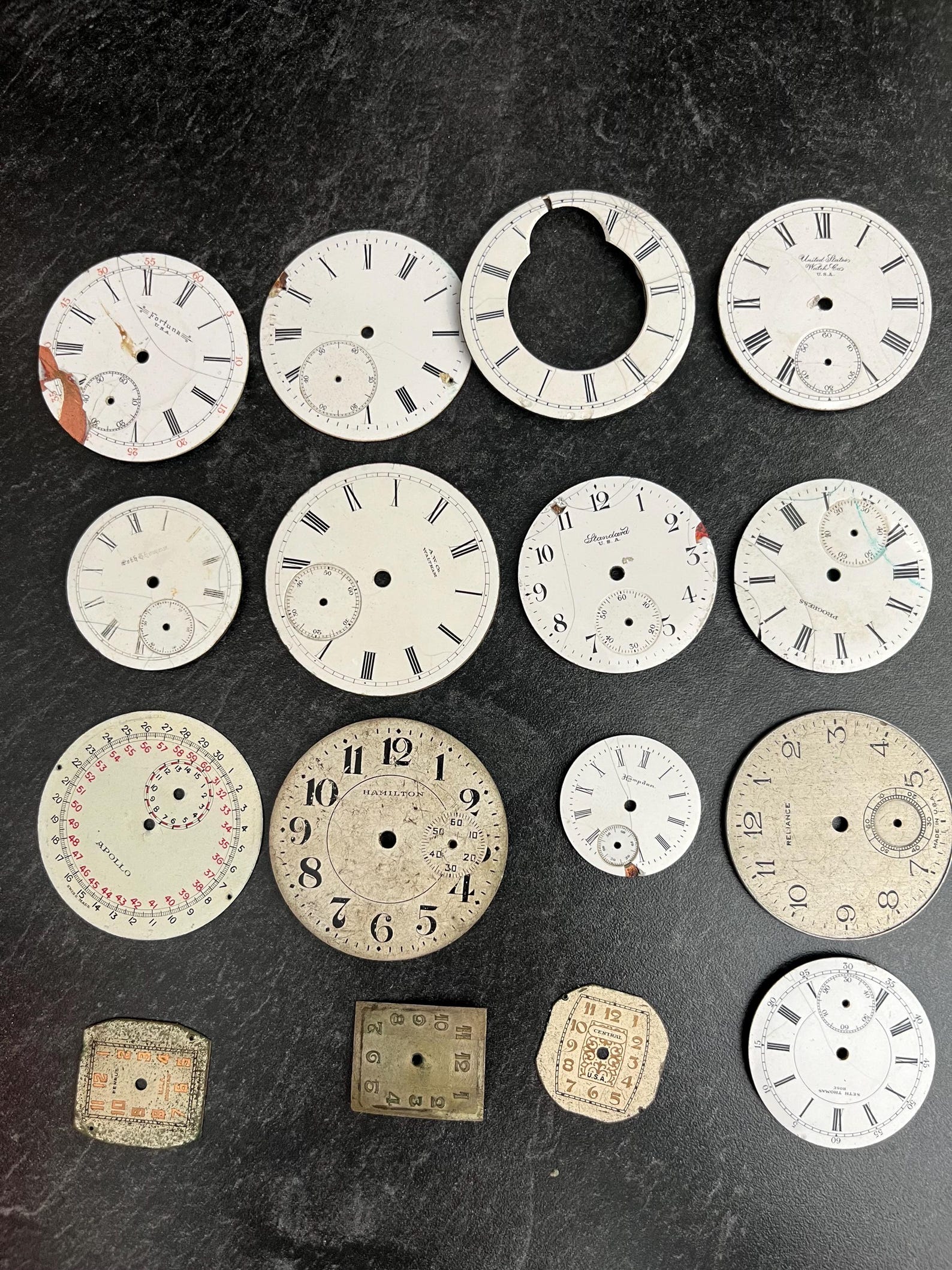 16 Random Vintage Watch Faces - Etsy
