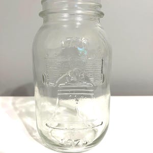 Vintage Anchor Hocking 1776-1976 Mason Jar Glass Liberty Bell ...