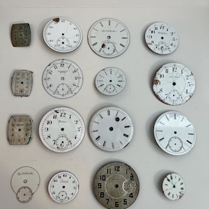 16 Random Vintage Watch Faces