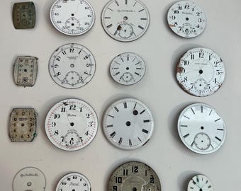 16 Random Vintage Watch Faces