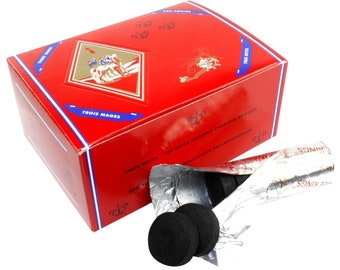 Charcoal - Three Kings Quick Light 3.3cm - Incense Burning/Hookah Coals, etc