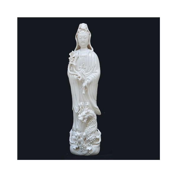 Chinese white porcelain Dripping Guanyin (real dripping Guanyin statue)