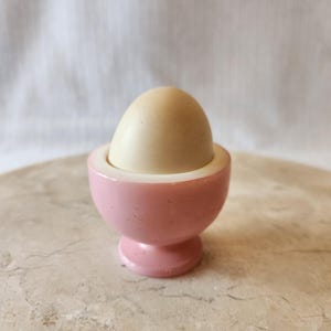 Vintage Egg Cups Glass Pink - Etsy