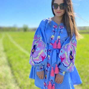 Vyshyvanka dress Vyshyvanka wedding dress Vyshyvanka Ukrainian Embroidered dress for woman Embroidery dress Vyshyvanka Embroidered