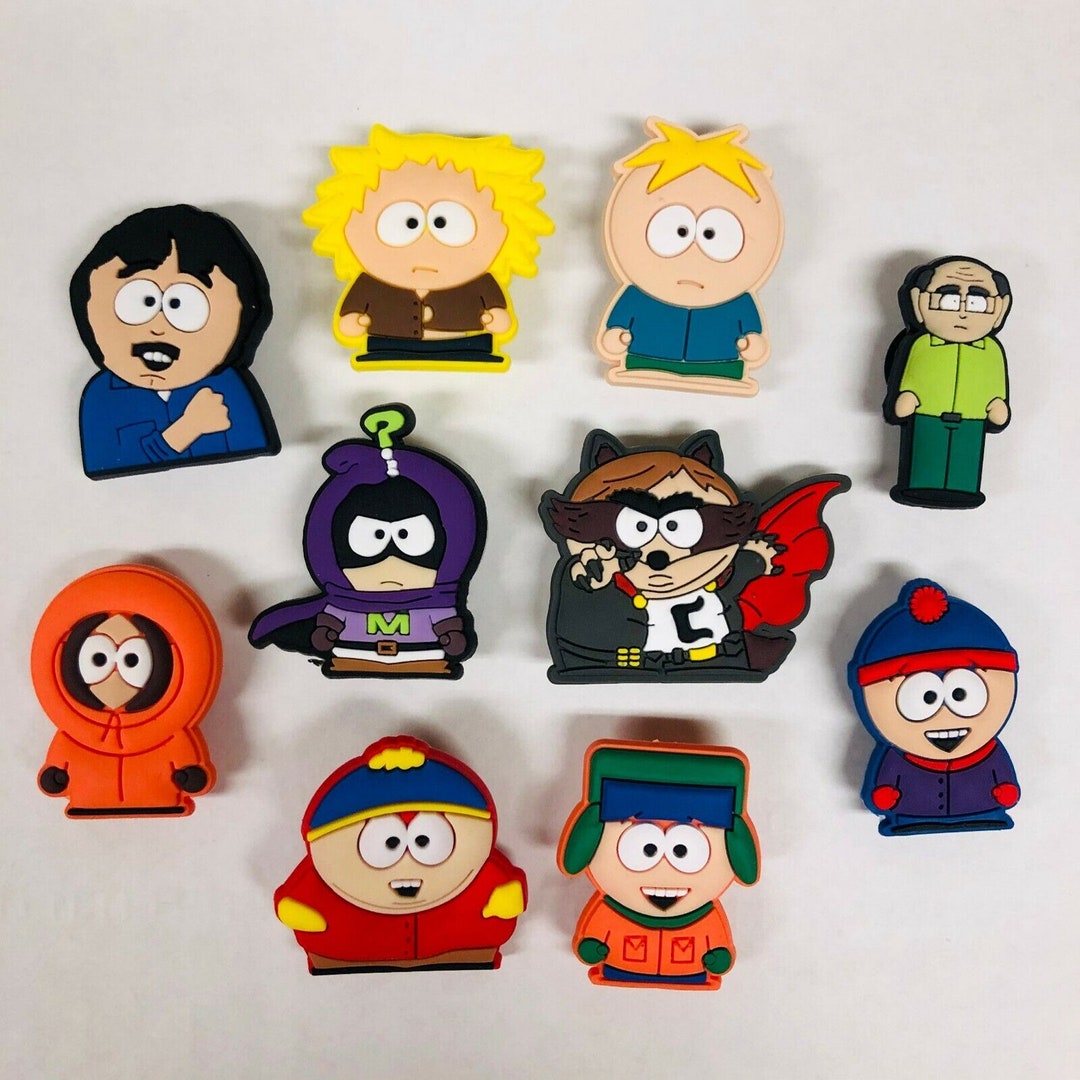 Croc Charms 10pc South Park Shoe Charms for Crocs Stan Randy Kenny
