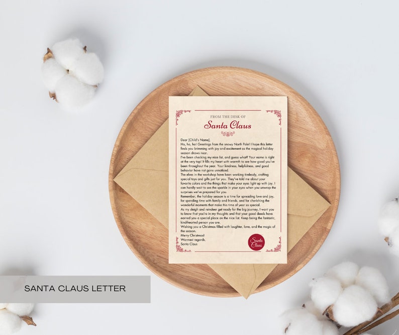 Letter From Santa Letter From Santa Template Printable North Pole Elf letter-from-santa-letter-from-santa-template-printable-north-pole-elf