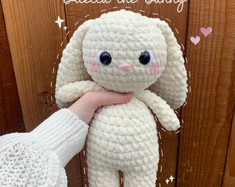 Briella the Bunny |  DIGITAL PDF PATTERN | Low Sew | No Sew