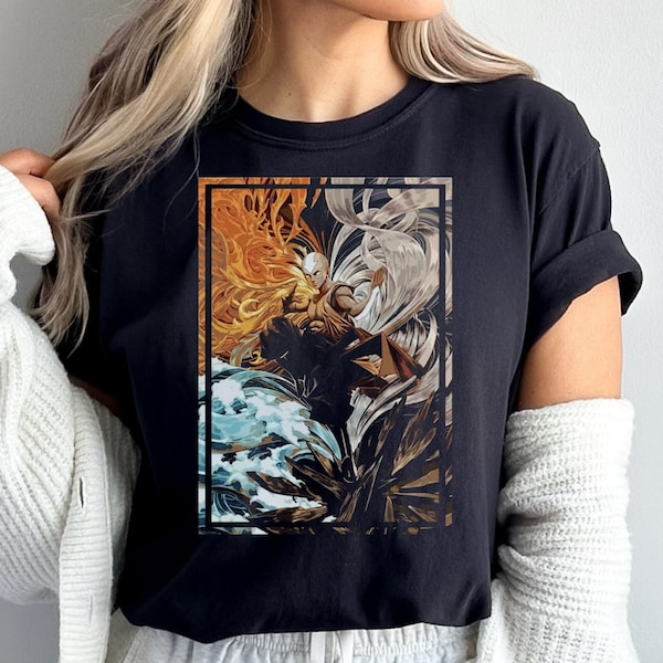 Avatar the Last Airbender Shirt Retro Aang Shirt Anime Graphic Shirt for Anime Fans Gift Kids TV Show Shirt for Kids Gift Nickelodeon