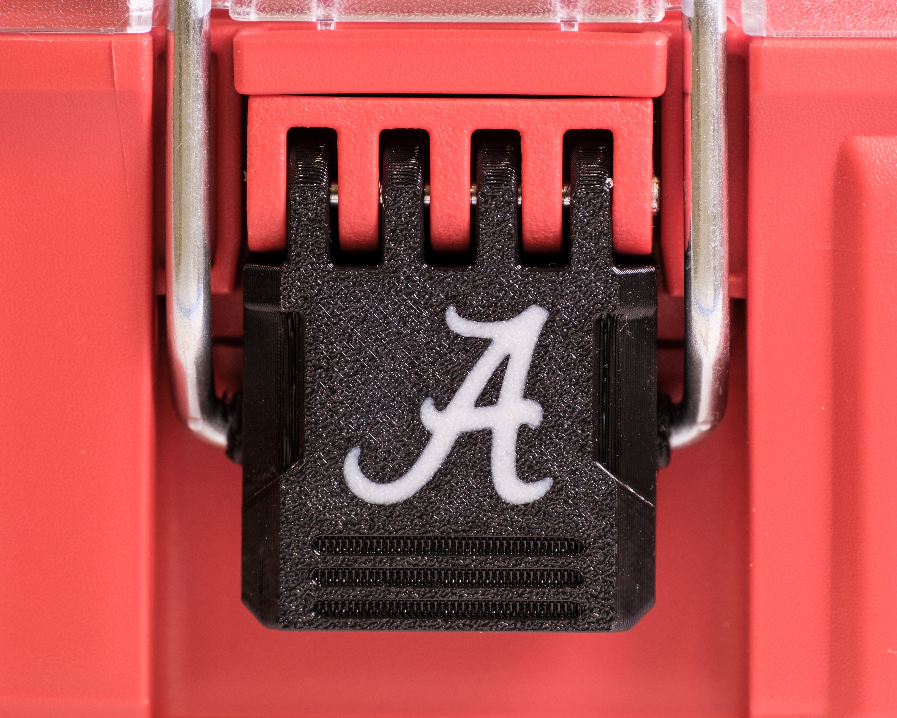 Milwaukee PACKOUT Latch, Custom Packout Latch, NCAA Latch, SEC Collegiate Personalized Latch for College Football and Basketball Fans