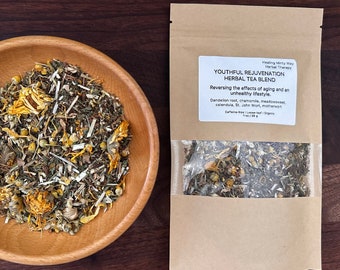 Youthful Rejuvenation Herbal Tea Blend (6 herbs)