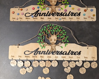 Calendrier des anniversaires Groot