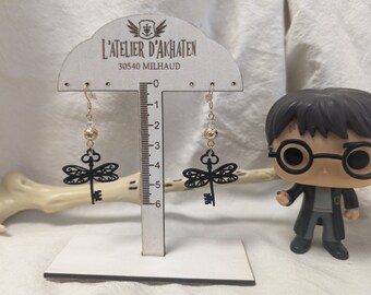 Boucles d'oreilles en cuir Harry Potter